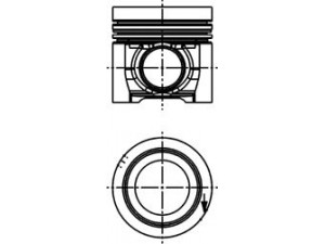 KOLBENSCHMIDT 40709600 stūmoklis 
 Variklis -> Cilindrai/stūmokliai