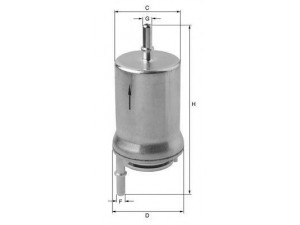 UNIFLUX FILTERS XB111 kuro filtras 
 Techninės priežiūros dalys -> Papildomas remontas
6Q0 201 511