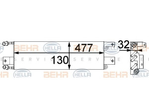 HELLA 8FC 351 301-471 kondensatorius, oro kondicionierius 
 Oro kondicionavimas -> Kondensatorius
911.573.056.03