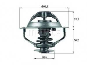 MAHLE ORIGINAL TX 107 90D termostatas, aušinimo skystis 
 Aušinimo sistema -> Termostatas/tarpiklis -> Thermostat
272335, 9125406