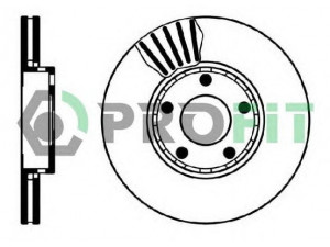 PROFIT 5010-0320 stabdžių diskas 
 Dviratė transporto priemonės -> Stabdžių sistema -> Stabdžių diskai / priedai
4A0615301C, 4A0615301D, 4B0615301B
