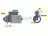 BOSCH 0 001 107 440 starteris 
 Elektros įranga -> Starterio sistema -> Starteris
28100 0N010