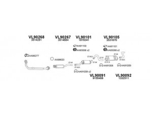 VENEPORTE 900152 išmetimo sistema 
 Išmetimo sistema -> Išmetimo sistema, visa