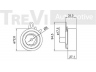 TREVI AUTOMOTIVE TD1723 įtempiklio skriemulys, paskirstymo diržas 
 Techninės priežiūros dalys -> Papildomas remontas
074109243E, 074109243M, 074109243E
