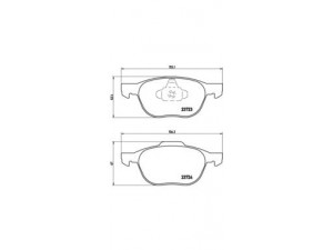 BREMBO P 24 061 stabdžių trinkelių rinkinys, diskinis stabdys 
 Techninės priežiūros dalys -> Papildomas remontas
1223682, 1321517, 1360305, 1508074