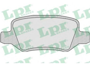 LPR 05P850 stabdžių trinkelių rinkinys, diskinis stabdys 
 Techninės priežiūros dalys -> Papildomas remontas
1684200420, 1694200420, 1694201120