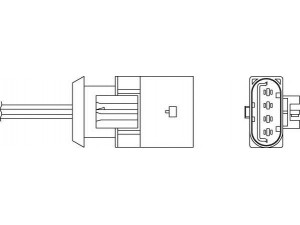 BERU OPH085 lambda jutiklis 
 Variklis -> Variklio elektra
06F 906 262 P