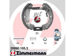 ZIMMERMANN 20990.105.3 stabdžių trinkelių komplektas 
 Techninės priežiūros dalys -> Papildomas remontas