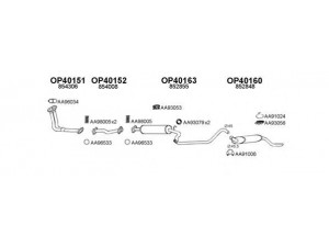 VENEPORTE 400146 išmetimo sistema 
 Išmetimo sistema -> Išmetimo sistema, visa