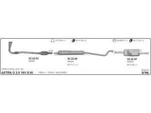 IMASAF 561000112 išmetimo sistema 
 Išmetimo sistema -> Išmetimo sistema, visa