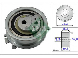 INA 531 0825 10 įtempiklio skriemulys, paskirstymo diržas 
 Techninės priežiūros dalys -> Papildomas remontas
03L 109 243 B, 03L 109 243 C, 03L 109 243 D