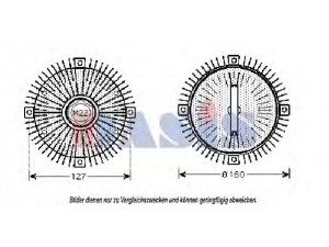 AKS DASIS 058430N sankaba, radiatoriaus ventiliatorius 
 Aušinimo sistema -> Radiatoriaus ventiliatorius
2246042