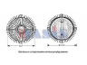 AKS DASIS 058430N sankaba, radiatoriaus ventiliatorius 
 Aušinimo sistema -> Radiatoriaus ventiliatorius
2246042