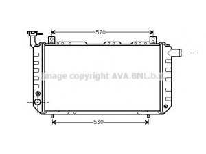AVA QUALITY COOLING DN2017 radiatorius, variklio aušinimas 
 Aušinimo sistema -> Radiatorius/alyvos aušintuvas -> Radiatorius/dalys
2140004R00, 21400D0102, 21400D0202
