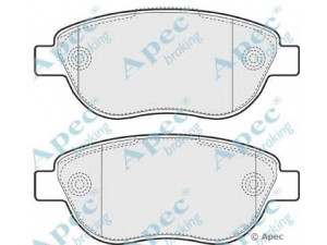 APEC braking PAD1630 stabdžių trinkelių rinkinys, diskinis stabdys 
 Techninės priežiūros dalys -> Papildomas remontas
77364897