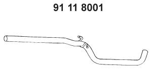 EBERSPÄCHER 91 11 8001 išleidimo kolektorius 
 Išmetimo sistema -> Išmetimo vamzdžiai
1K0.253.201