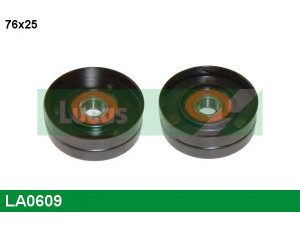 LUCAS ENGINE DRIVE LA0609 kreipiantysis skriemulys, V formos rumbuotas diržas 
 Diržinė pavara -> V formos rumbuotas diržas/komplektas -> Laisvasis/kreipiamasis skriemulys