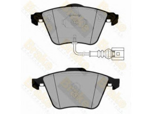 Brake ENGINEERING PA1833 stabdžių trinkelių rinkinys, diskinis stabdys 
 Techninės priežiūros dalys -> Papildomas remontas
8J0698151F, 8P0698151, 8J0698151F