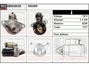 DELCO REMY DRS3839 starteris 
 Elektros įranga -> Starterio sistema -> Starteris
NAD101340, NAD101340E