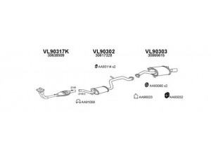 VENEPORTE 900160 išmetimo sistema 
 Išmetimo sistema -> Išmetimo sistema, visa