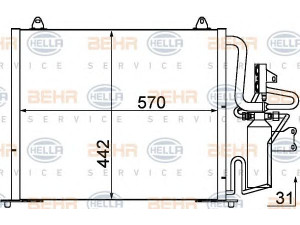 HELLA 8FC 351 035-471 kondensatorius, oro kondicionierius 
 Oro kondicionavimas -> Kondensatorius
77 01 035 441, 77 01 205 214, 77 01 035 441