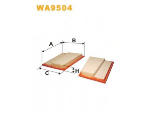 WIX FILTERS WA9504 oro filtras 
 Techninės priežiūros dalys -> Techninės priežiūros intervalai
642 094 21 04, 642 094 22 04, 642 094 28 04