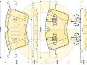 GIRLING 6117972 stabdžių trinkelių rinkinys, diskinis stabdys 
 Techninės priežiūros dalys -> Papildomas remontas
1644201320