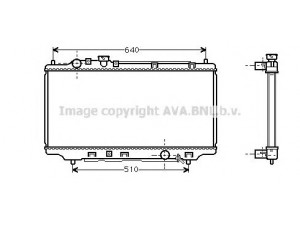 AVA QUALITY COOLING MZ2098 radiatorius, variklio aušinimas 
 Aušinimo sistema -> Radiatorius/alyvos aušintuvas -> Radiatorius/dalys
B6BF15200G, B6BF15200H, B6BF15200J