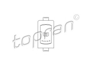 TOPRAN 108 882 jungiklis, galinio lango šildymas 
 Komforto sistemos -> Variklis/relė/jungiklis -> Galinis langas
3B0 959 621C