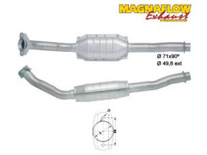MAGNAFLOW 86045D katalizatoriaus keitiklis 
 Išmetimo sistema -> Katalizatoriaus keitiklis
1705V4