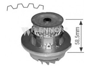 FLENNOR FWP70003 vandens siurblys 
 Aušinimo sistema -> Vandens siurblys/tarpiklis -> Vandens siurblys
1334004, 1334023, 1334070, 90076952