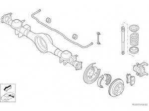 HERTH+BUSS JAKOPARTS N01815-HA vairavimo mechanizmas; rato pakaba 
 Ašies montavimas/vairavimo mechanizmas/ratai -> Prekių paieška pagal schemą