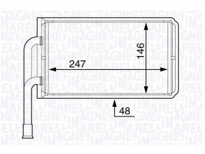 MAGNETI MARELLI 350218361000 šilumokaitis, salono šildymas 
 Šildymas / vėdinimas -> Šilumokaitis
4 042 575, YC1H18B539AA