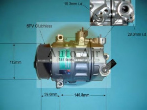 AUTO AIR GLOUCESTER 14-9698 kompresorius, oro kondicionierius 
 Oro kondicionavimas -> Kompresorius/dalys
1k0820803F, 1K0820803G, 1k0820803H