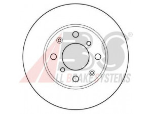 A.B.S. 16039 stabdžių diskas 
 Stabdžių sistema -> Diskinis stabdys -> Stabdžių diskas
45251-S5D-A10, 45251-S6D-E10, 45251-SCC-900