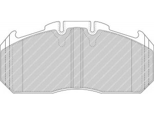 FERODO FCV1404BFE stabdžių trinkelių rinkinys, diskinis stabdys 
 Techninės priežiūros dalys -> Papildomas remontas
81 50820 5080, 81 50820 6051, 81508205039