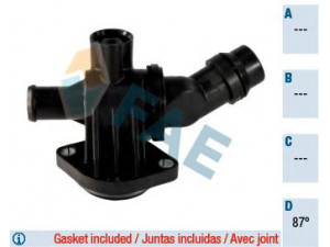 FAE 5353187 termostatas, aušinimo skystis 
 Aušinimo sistema -> Termostatas/tarpiklis -> Thermostat
06F 121 111 G