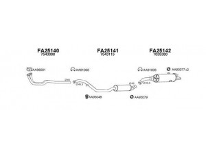 VENEPORTE 250154 išmetimo sistema 
 Išmetimo sistema -> Išmetimo sistema, visa