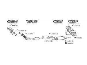 VENEPORTE 800668 išmetimo sistema 
 Išmetimo sistema -> Išmetimo sistema, visa