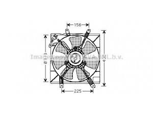 AVA QUALITY COOLING KA7502 ventiliatorius, radiatoriaus 
 Aušinimo sistema -> Oro aušinimas
OK2A115025D