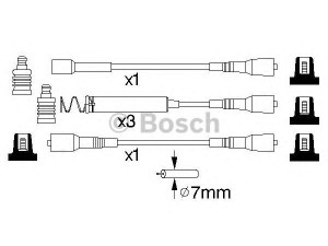 BOSCH 0 986 356 850 uždegimo laido komplektas 
 Kibirkšties / kaitinamasis uždegimas -> Uždegimo laidai/jungtys
1612531, 90442064, 90442064