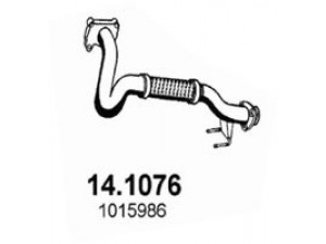 ASSO 14.1076 išleidimo kolektorius 
 Išmetimo sistema -> Išmetimo vamzdžiai
1015986, 1042160, 1484007, 7M0253091AQ