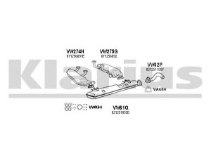 KLARIUS 930434U išmetimo sistema 
 Išmetimo sistema -> Išmetimo sistema, visa