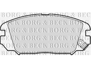 BORG & BECK BBP1956 stabdžių trinkelių rinkinys, diskinis stabdys 
 Techninės priežiūros dalys -> Papildomas remontas
581012EA30, 581013FA01, 581013KA20