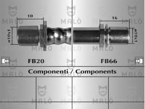 MAL? 80145 stabdžių žarnelė 
 Stabdžių sistema -> Stabdžių žarnelės
9094702383, 9094702588, J9094702383