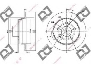 DJ PARTS BD1116 stabdžių diskas 
 Stabdžių sistema -> Diskinis stabdys -> Stabdžių diskas
2014230912, 2014231112, 2014231212
