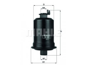KNECHT KL 435 kuro filtras 
 Techninės priežiūros dalys -> Papildomas remontas
2330019205, 2330019535