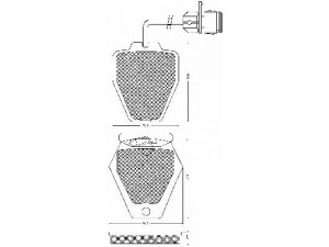 BSF 10692 stabdžių trinkelių rinkinys, diskinis stabdys 
 Techninės priežiūros dalys -> Papildomas remontas
4D0698151E