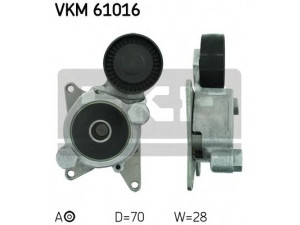 SKF VKM 61016 įtempiklio skriemulys, V formos rumbuotas diržas 
 Diržinė pavara -> V formos rumbuotas diržas/komplektas -> Įtempiklio skriemulys
16620-0R010, 16620-0R010