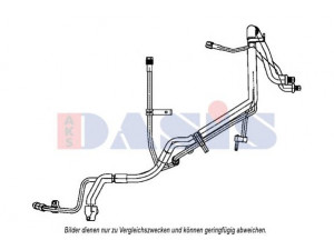 AKS DASIS 885881N aukšto/žemo slėgio linija, oro kondicionavimas 
 Oro kondicionavimas -> Žarnelės/vamzdeliai
1371582, 1380897, 1385940, 6C1119A834FA